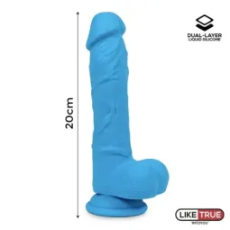 LIKETRUE realistlik dildo, kahekihiline silikoon