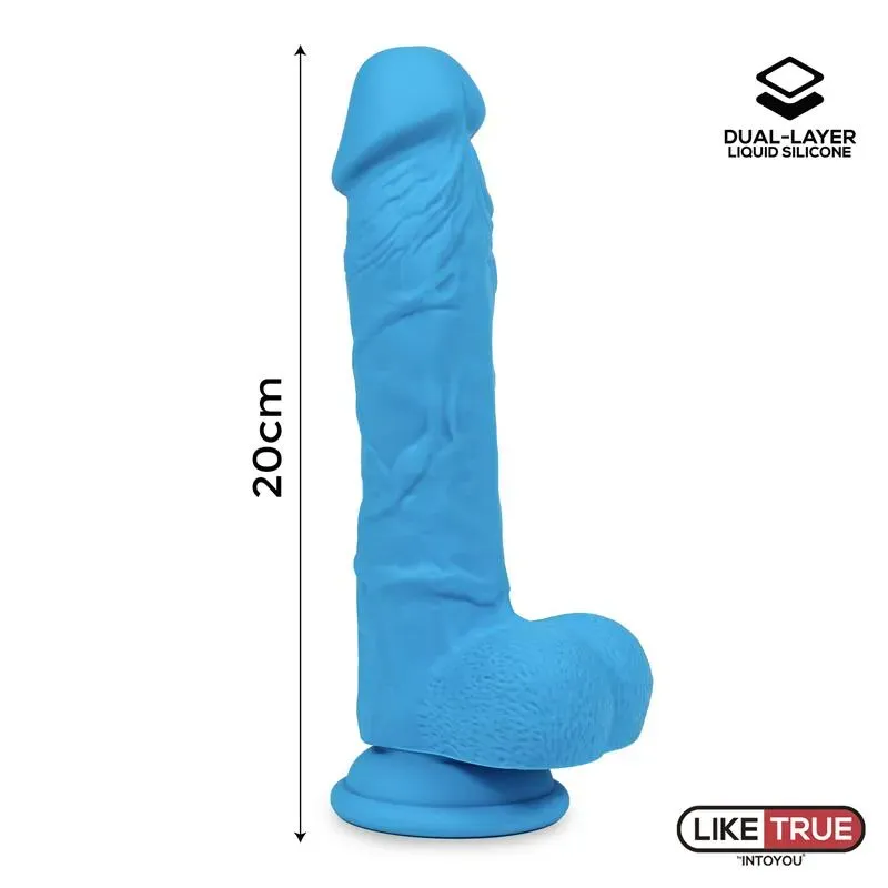 LIKETRUE realistlik dildo, kahekihiline silikoon