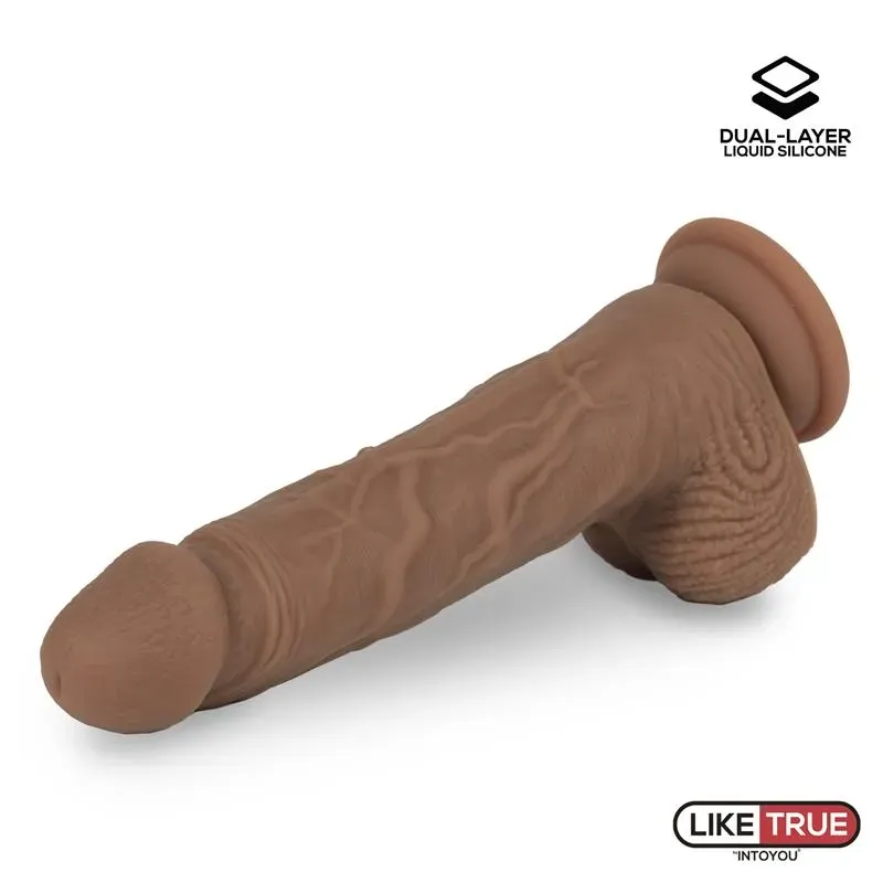 LIKETRUE Dual Layer realistlik dildo 21 cm