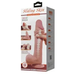 BAILE Sliding Skin реалистичный дилдо 24 см