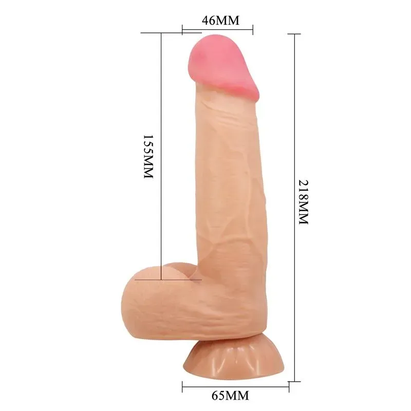 BAILE Sliding Skin realistlik dildo 21,8 cm