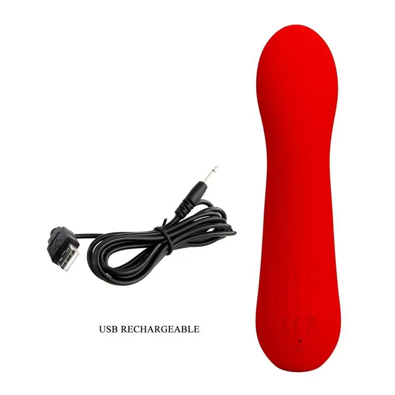 PRETTYLOVE Faun G-punkti vibraator, punane