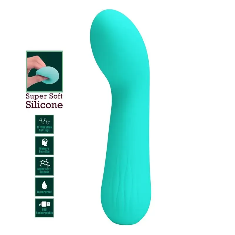 PRETTYLOVE Faun вибратор для точки G, зелёный