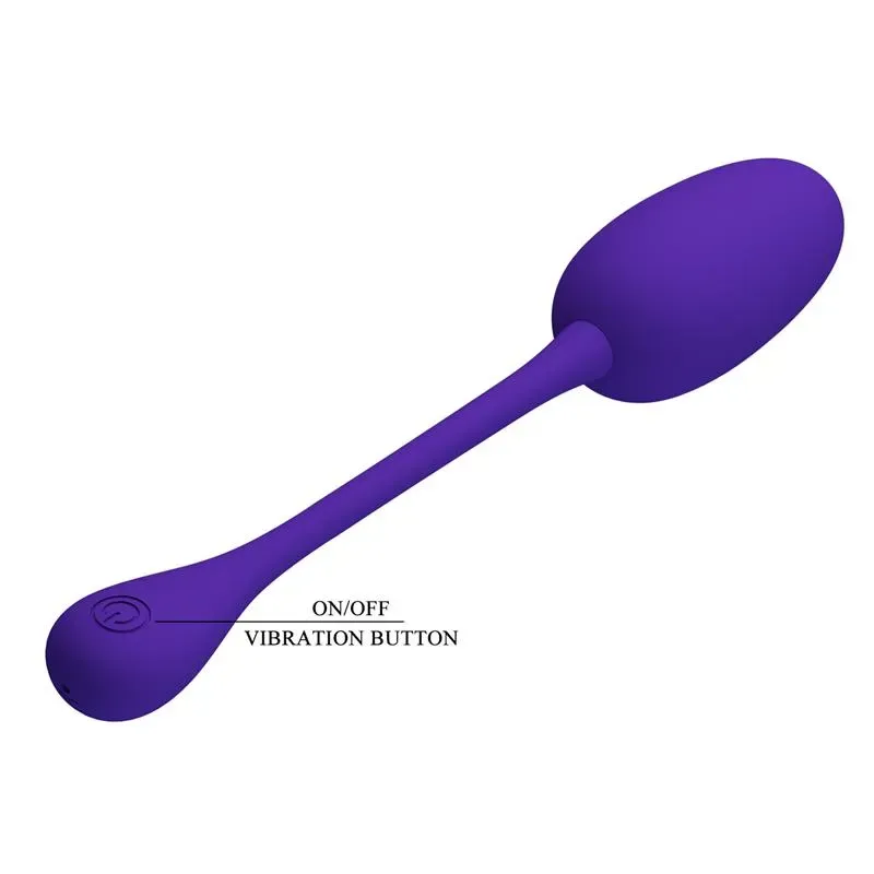 PRETTYLOVE Knucker виброяйцо, фиолетовое