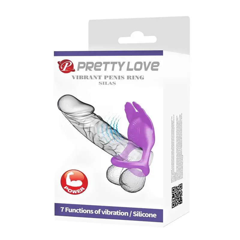 PRETTYLOVE Silas вибрирующее кольцо на пенис