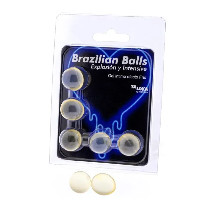Brazilian Balls massaažikuulid 5 tk – vibratsioon ja jahedus