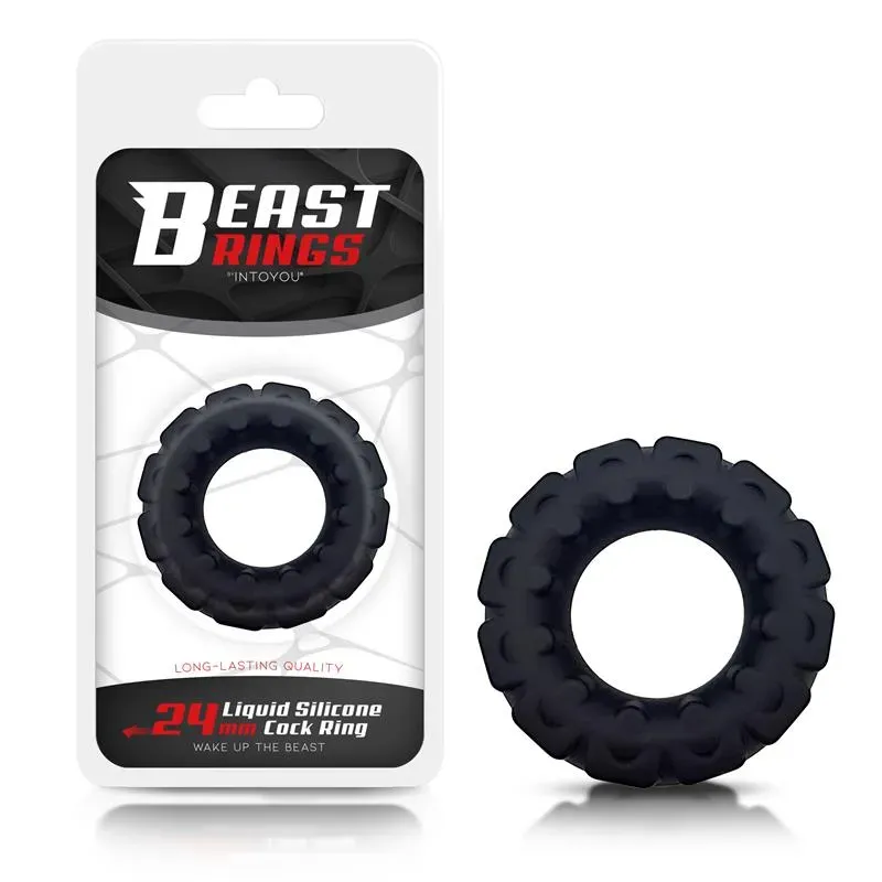 BEAST RINGS эрекционное кольцо из силикона 2,4 см