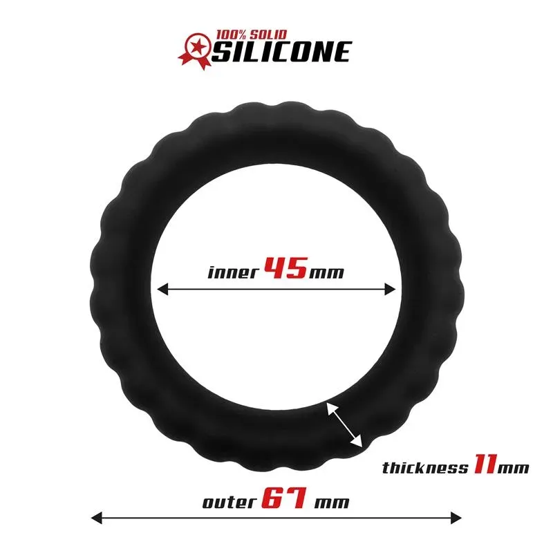 BEAST RINGS силиконовое эрекционное кольцо 4,5 см