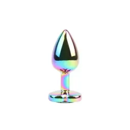 CHISA Rainbow Effect металлическая анальная пробка