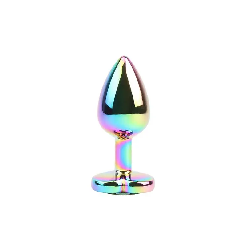 CHISA Rainbow Effect металлическая анальная пробка