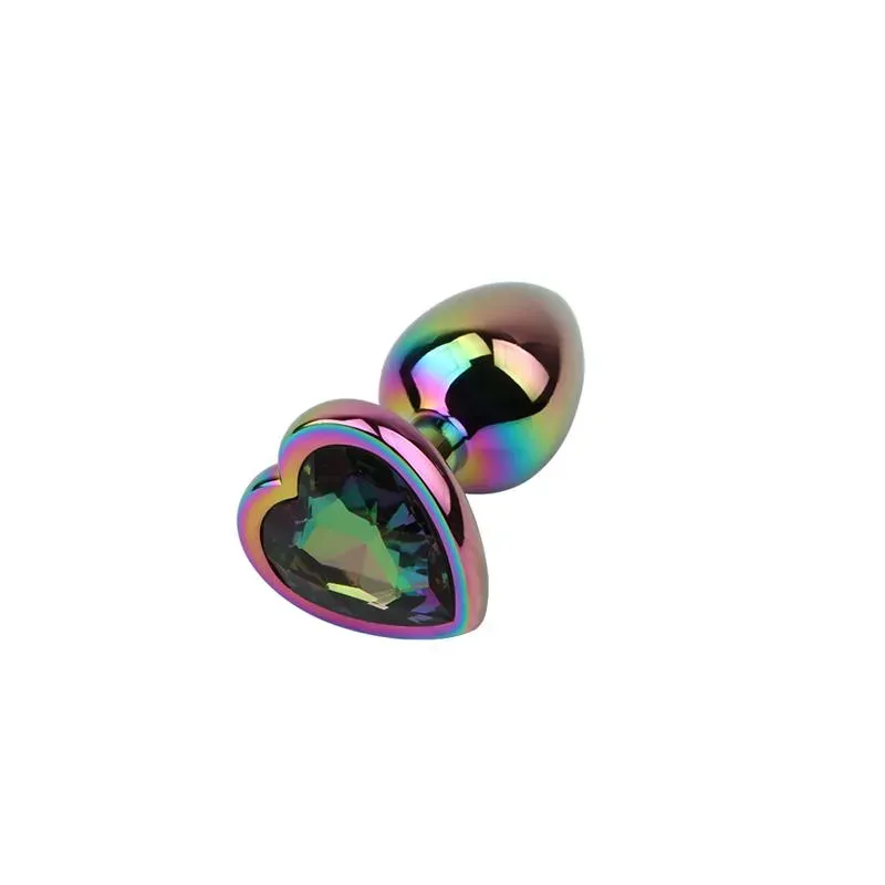 CHISA Rainbow Effect металлическая анальная пробка