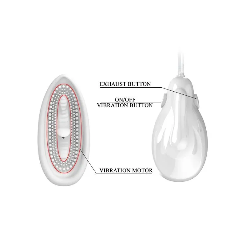 Pretty Love Clitoral Pump — помпа с вибрацией