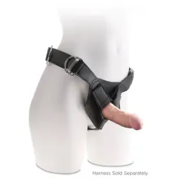 KING COCK Plus 3D Triple Density дилдо 6"