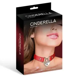 CINDERELLA ошейник из веганской кожи с замочком