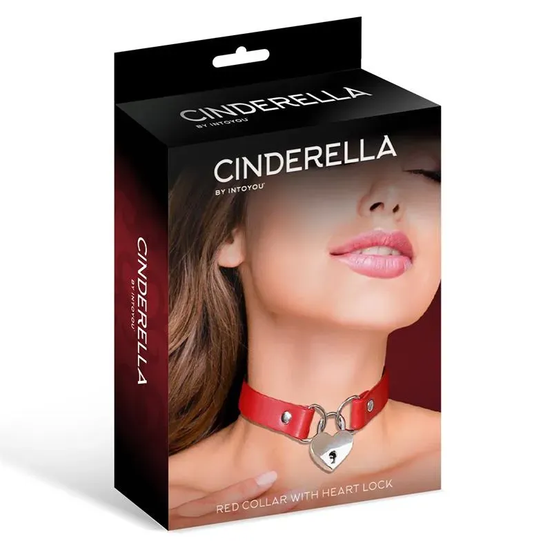 CINDERELLA ошейник из веганской кожи с замочком