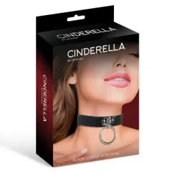 CINDERELLA CR-909 vegan-nahast kaelarihm rõngaga