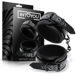 BLACK SAPPHIRE käerauad vegan-nahast