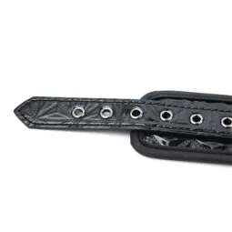 BLACK SAPPHIRE käerauad vegan-nahast
