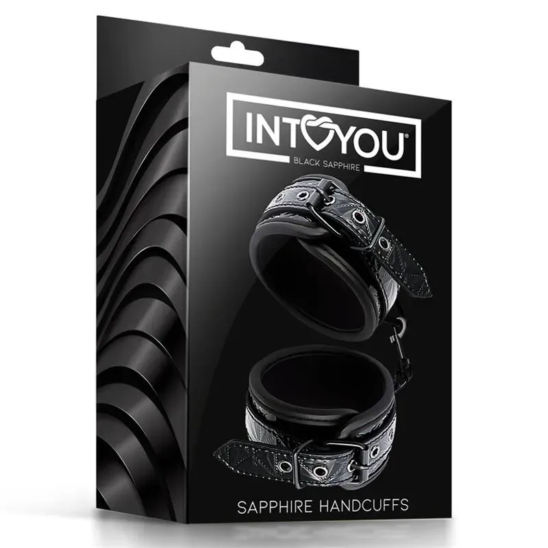 BLACK SAPPHIRE käerauad vegan-nahast