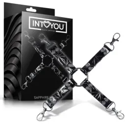 BLACK SAPPHIRE Hog Tie фиксация из веган-кожи