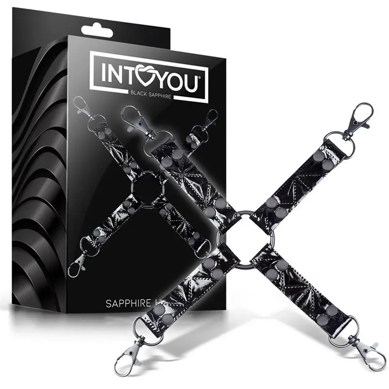 BLACK SAPPHIRE Hog Tie фиксация из веган-кожи