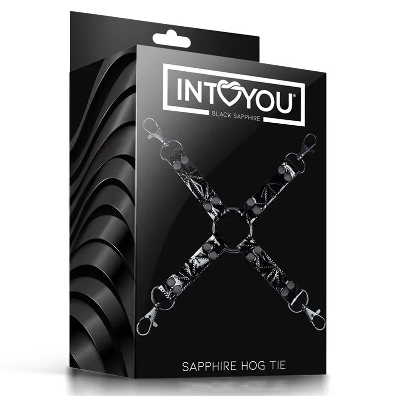BLACK SAPPHIRE Hog Tie фиксация из веган-кожи