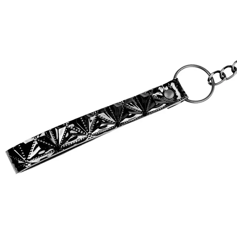 BLACK SAPPHIRE ошейник с поводком, веганская кожа