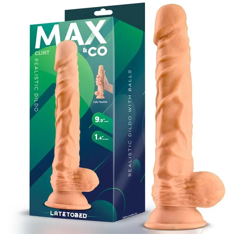 MAX & CO Clint realistlik dildo munanditega