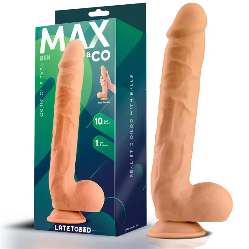 MAX & CO Ben realistlik dildo munanditega