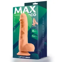 MAX & CO Cloud реалистичный дилдо с мошонкой