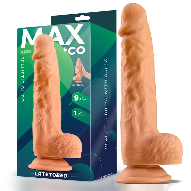 MAX & CO Andi realistlik dildo 23 cm