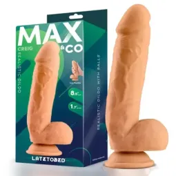 MAX & CO Creig realistlik dildo munanditega