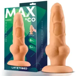 MAX & CO Gerd реалистичный фаллоимитатор с мошонкой