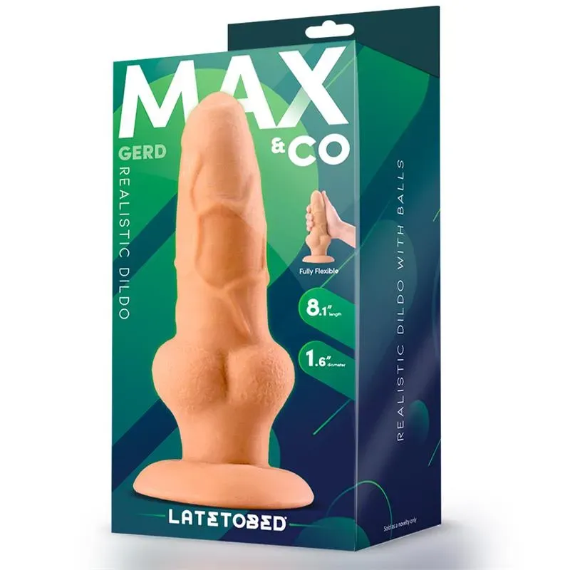 MAX & CO Gerd realistlik dildo munanditega