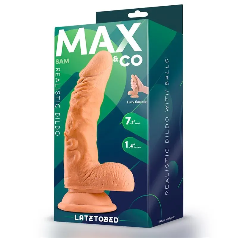 MAX & CO Sam realistlik dildo munanditega