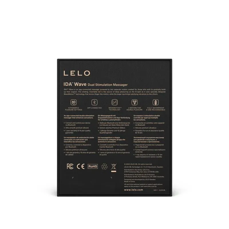 LELO Ida Wave вибратор с приложением