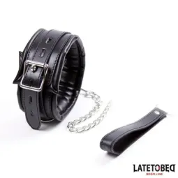 LATETOBED BDSM ошейник с поводком