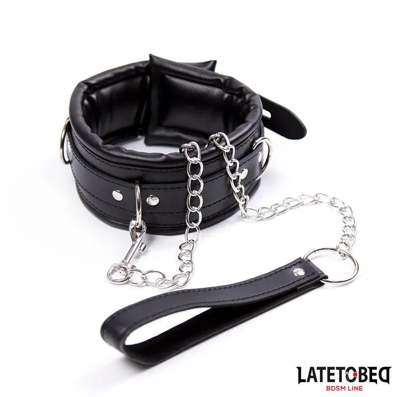 LATETOBED BDSM kaelarihm jalutusrihmaga