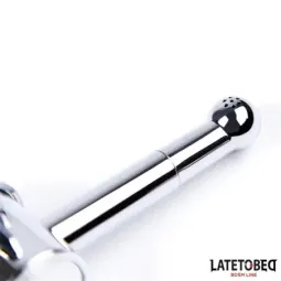 LATETOBED BDSM LINE анальный душ, хром