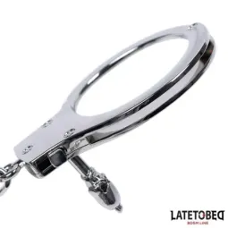 LATETOBED BDSM LINE metallist käerauad 252 g