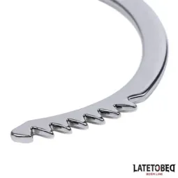 LATETOBED BDSM LINE metallist käerauad 252 g