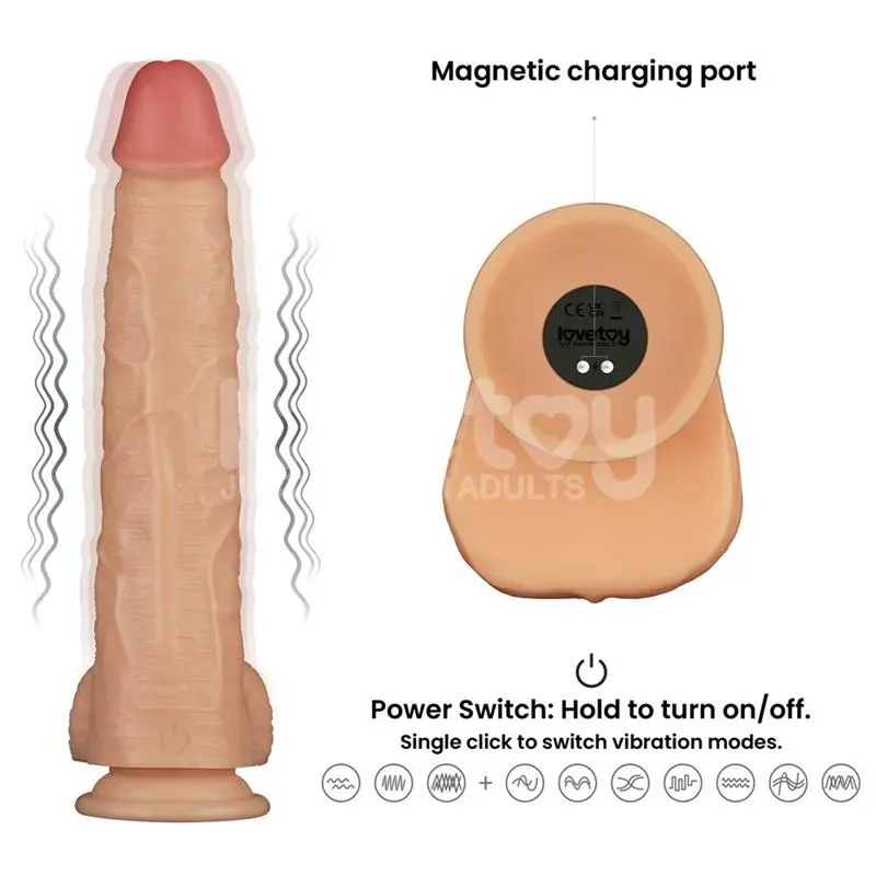 LOVETOY Power Basics вибрирующий фаллоимитатор