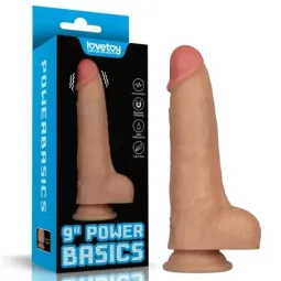 LOVETOY Power Basics вибрирующий дилдо на присоске