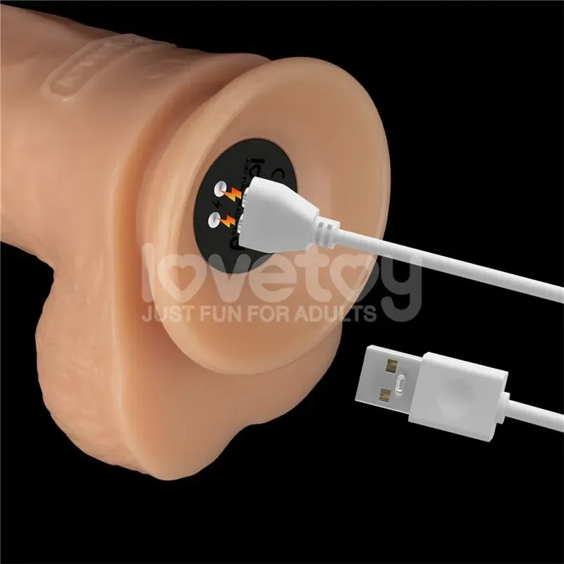 LOVETOY Power Basics вибрирующий дилдо на присоске