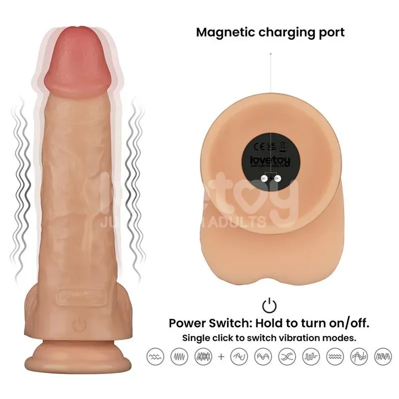 LOVETOY Power Basics vibreeriv dildo iminapaga