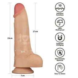 LOVETOY Power Basics vibreeriv dildo iminapaga