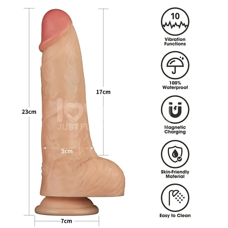 LOVETOY Power Basics vibreeriv dildo iminapaga