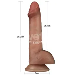 LOVETOY Sliding Skin Pro 7.5 realistlik dildo