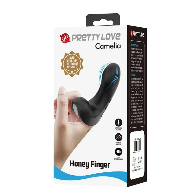 PRETTYLOVE Camelia sõrmevibraator, 7 režiimi