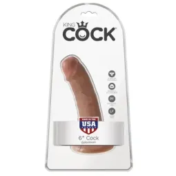 KING COCK realistlik dildo 15,2 cm, naturaalne
